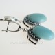 Earrings with Amazonite A715-4