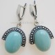 Earrings with Amazonite A715-7