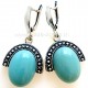 Earrings with Amazonite A715-1
