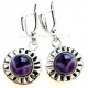 Earrings Amethyst A150-1