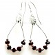 Earrings "Faceted stones"-1