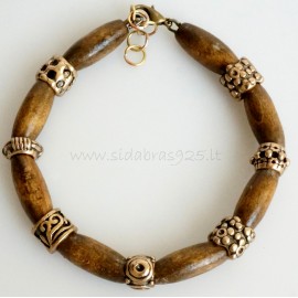 Bronze bracelet with Indian tree