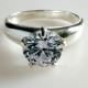 Ring with Zirconia Engagement Ž731-3