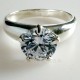 Ring with Zirconia Engagement Ž731-2