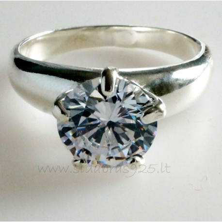 Ring with Zirconia Engagement Ž731