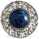 Brooch "Sodalite"-1