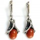 Earrings with Sunstone A486-1