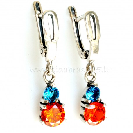 Earrings with Zirconia "Felicite"