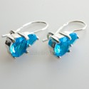 Earrings with Zirconia "Summer glow"