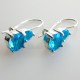 Earrings with Zirconia "Summer glow"-1