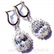 Earrings with Zirconia "Šer"-1