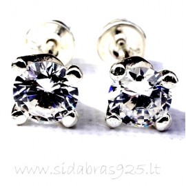 Earrings with Zirconia A253