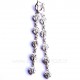 Earrings with White Zirconia D 5-1