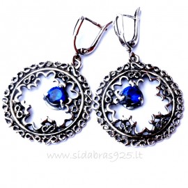 Earrings with Zirconia A577 