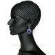 Earrings with Lazurite A535-2