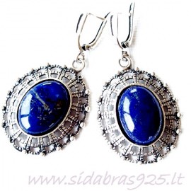 Earrings with Lazurite A535