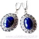 Earrings with Lazurite A535-1
