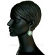 Earrings with Jade A535-2