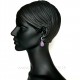 Earrings with Charoite A515-2