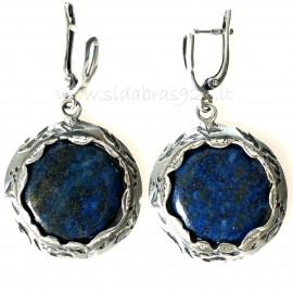 Earrings with lapis lazuli A543