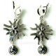 Earrings with Hematite A426-1