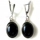 Earrings with Onyx A515-1