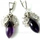 Earrings with Amethyst A570-1