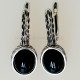 Earrings with Onyx A148-3