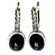 Earrings with Onyx A148-1