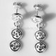 Earrings with Swarovski "Balta"-1