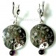 Earrings with Amethyst A333-1