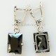 Earrings with black zirconia A480-4