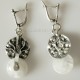 Earrings with Moonstone A263-4