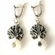 Earrings with Moonstone A263-1