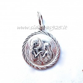 Pendant religious medallion P378