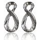 Earrings "Minimalist Infinity Symbols" A744-1