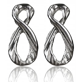 Earrings "Minimalist Infinity Symbols" A744