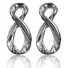 Earrings "Minimalist Infinity Symbols" A744