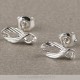 Earrings "Minimalist Infinity Symbols" A744-3
