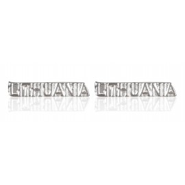 Earrings "minimalist LITHUANIA" A740