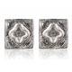 Earrings minimalist "Square square" A746-1