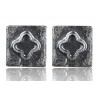 Earrings minimalist "Square square" A746