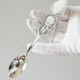 Spoon with a comfortable holder and with crystal Š573-5