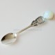 Spoon with a comfortable holder and with crystal Š573-6