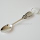 Spoon with a comfortable holder and with crystal Š573-7
