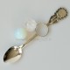 Spoon with a comfortable holder and with crystal Š573V-5