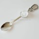 Spoon with a comfortable holder and with crystal Š573V-8