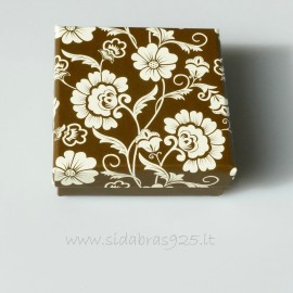 Gift Box "Flower box" Brown