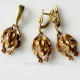 Bronze jewellery set "Frogs"-1