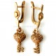 Bronze earrings BA "Rakteliai"-1